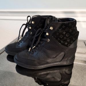 Louis Vuitton wedge sneakers 36
